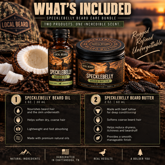 Specklebelly Beard Care Bundle – Beard Butter + Beard Oil