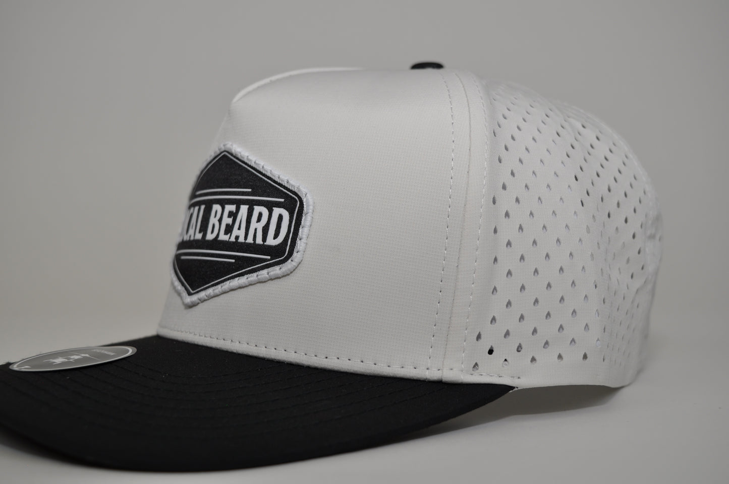 Local Beard Zapped BlackHawk Snapback White