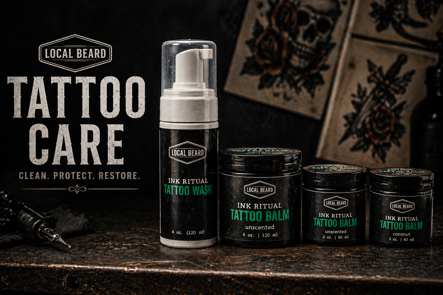 Local Beard Tattoo Care