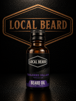 Tailored Villain Beard Oil – Oud & Tobacco