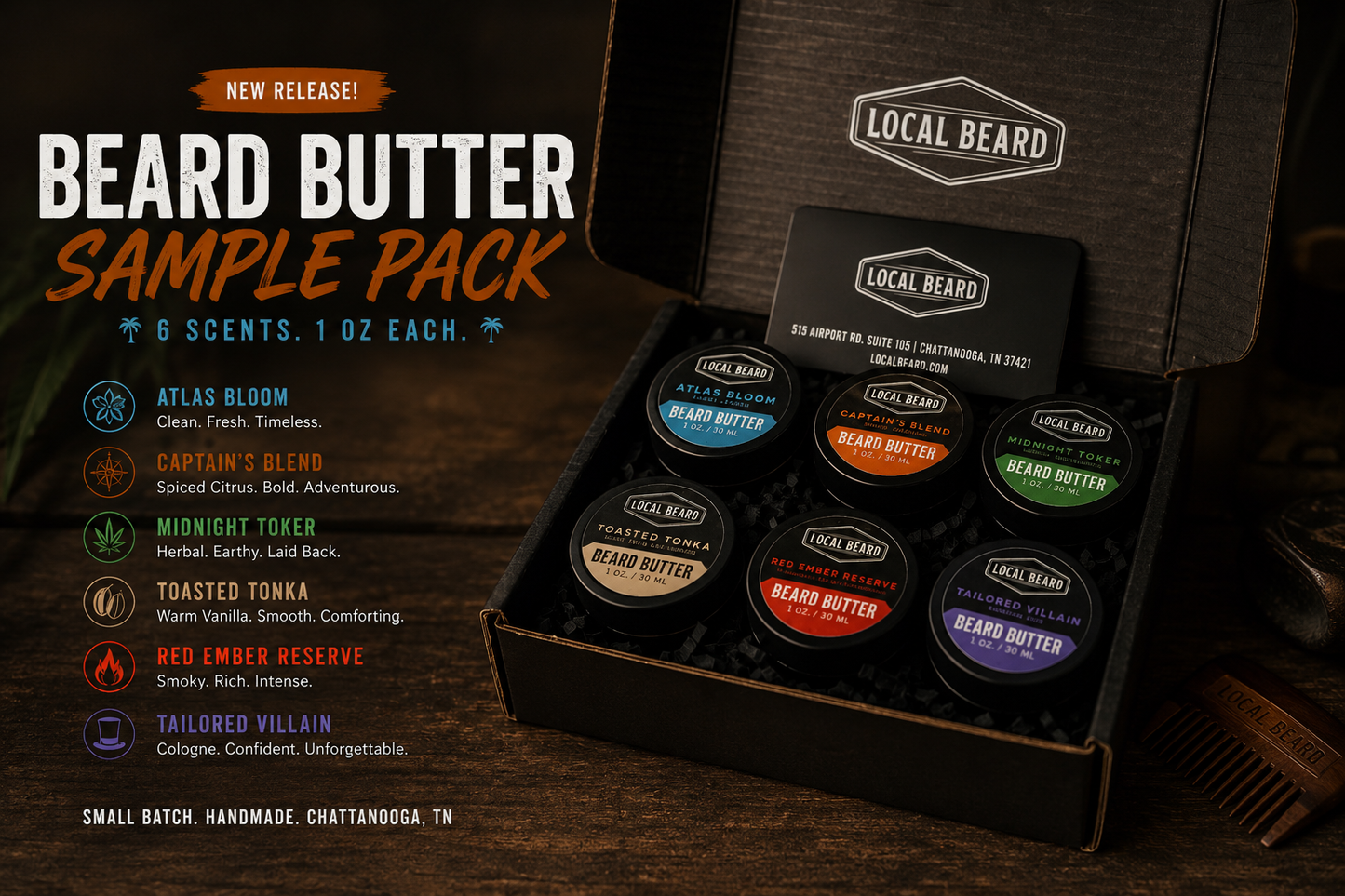 Local Beard Beard Butter Sample Pack