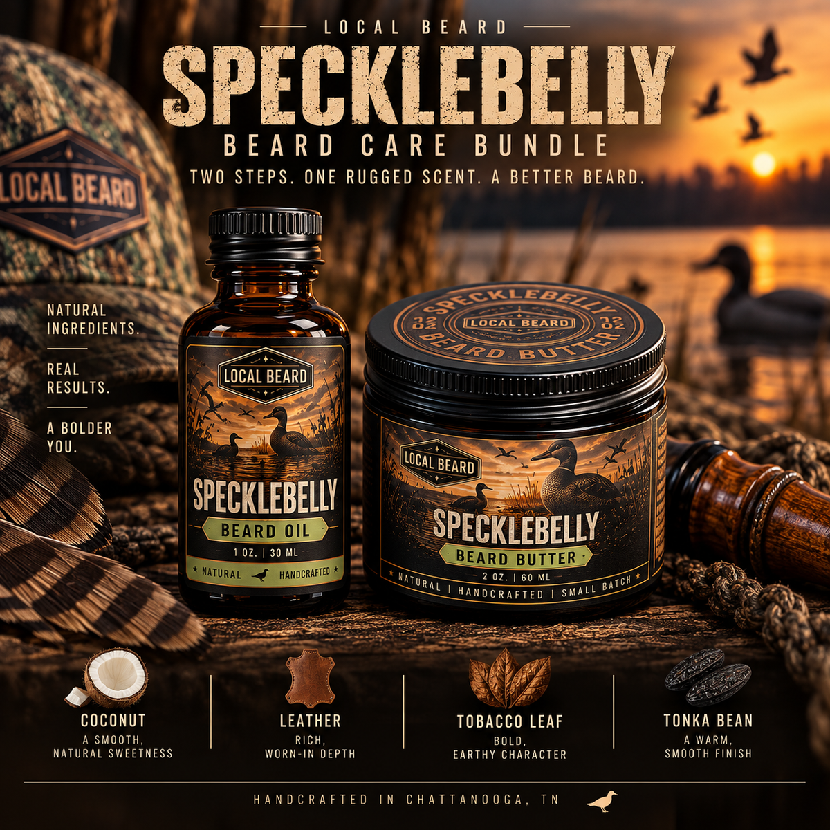 Specklebelly Beard Care Bundle – Beard Butter + Beard Oil