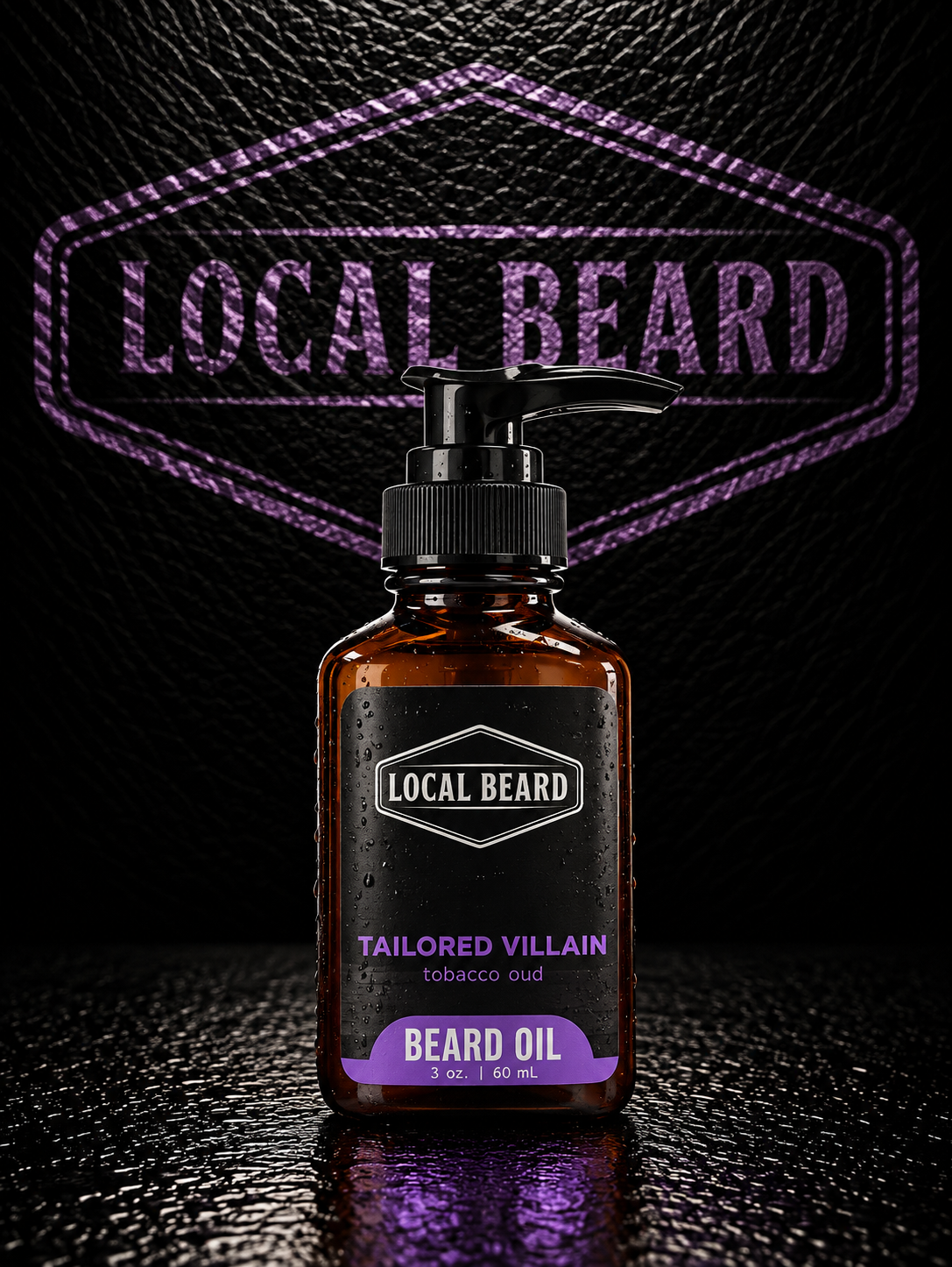Tailored Villain Beard Oil – Oud & Tobacco