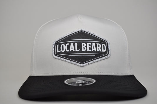 Local Beard Zapped BlackHawk Snapback White