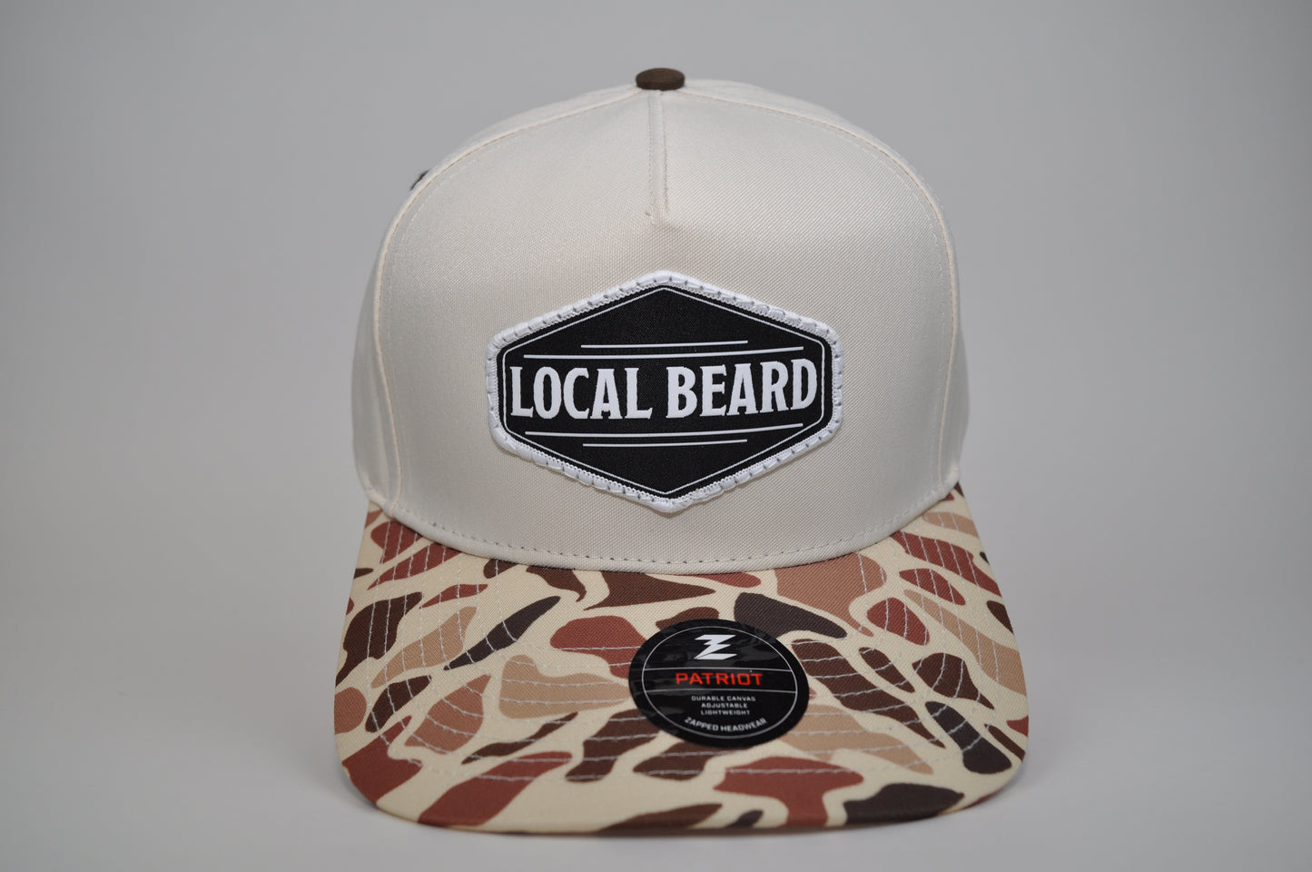 Patriot Snapback – Brown Camo | Local Beard Gear (Copy)