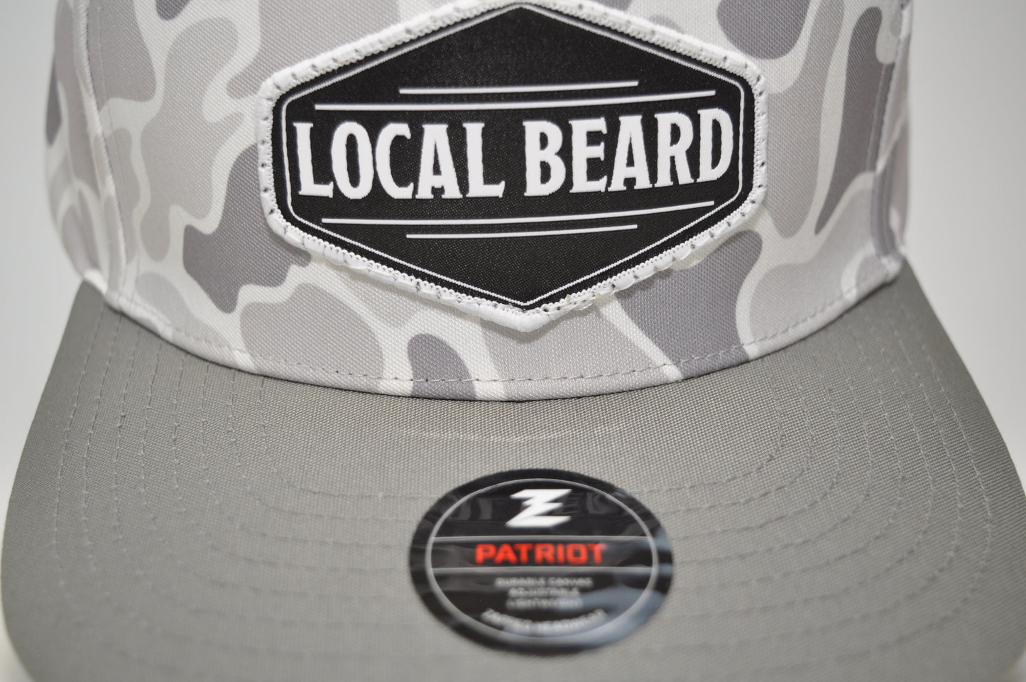 Patriot Snapback – Gray Camo | Local Beard Gear