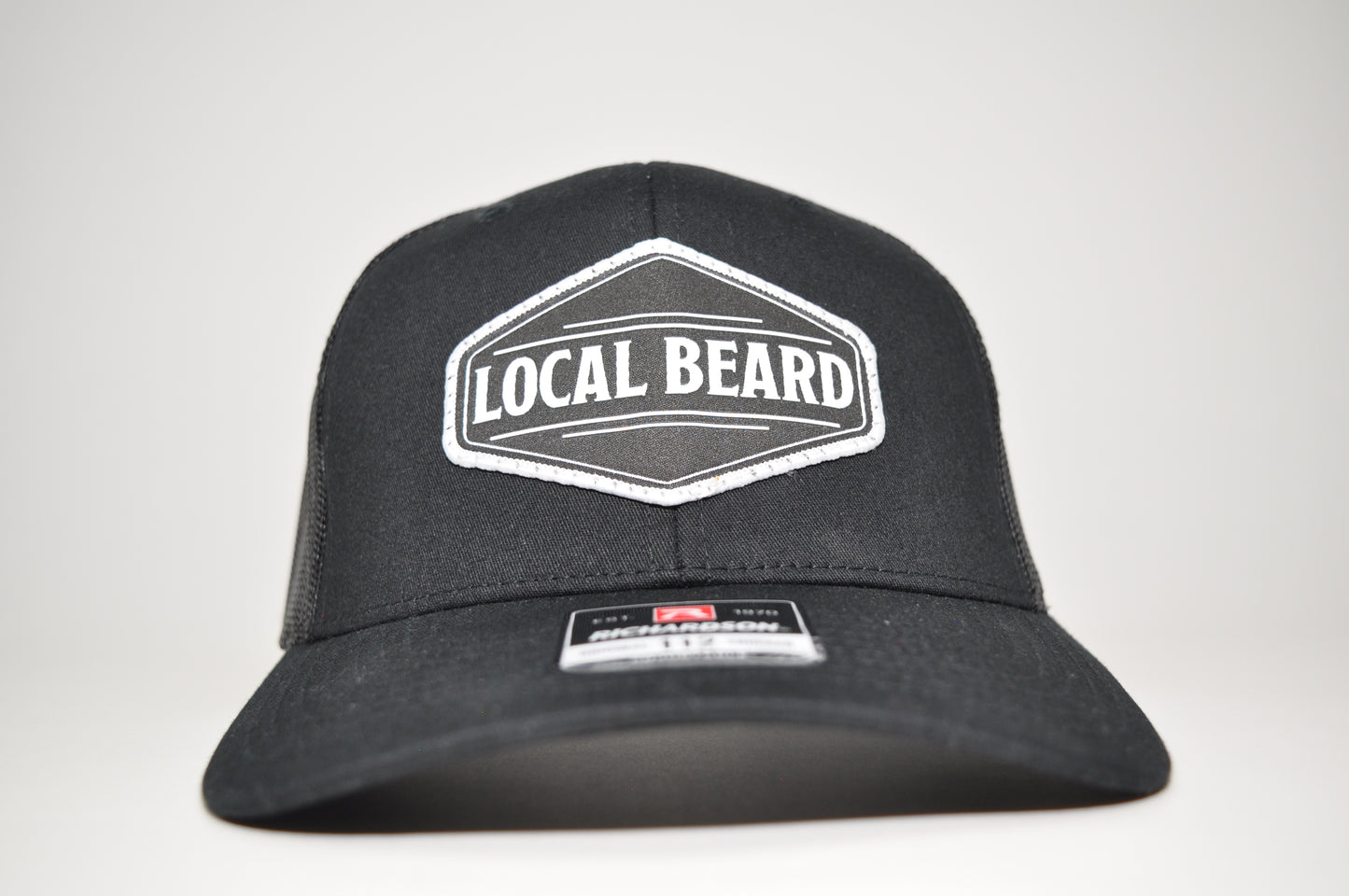 Local Beard Richardson 112 Trucker Hat – Adjustable Snapback - Black