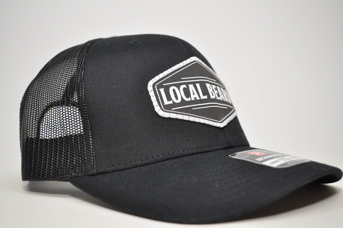 Local Beard Richardson 112 Trucker Hat – Adjustable Snapback - Black
